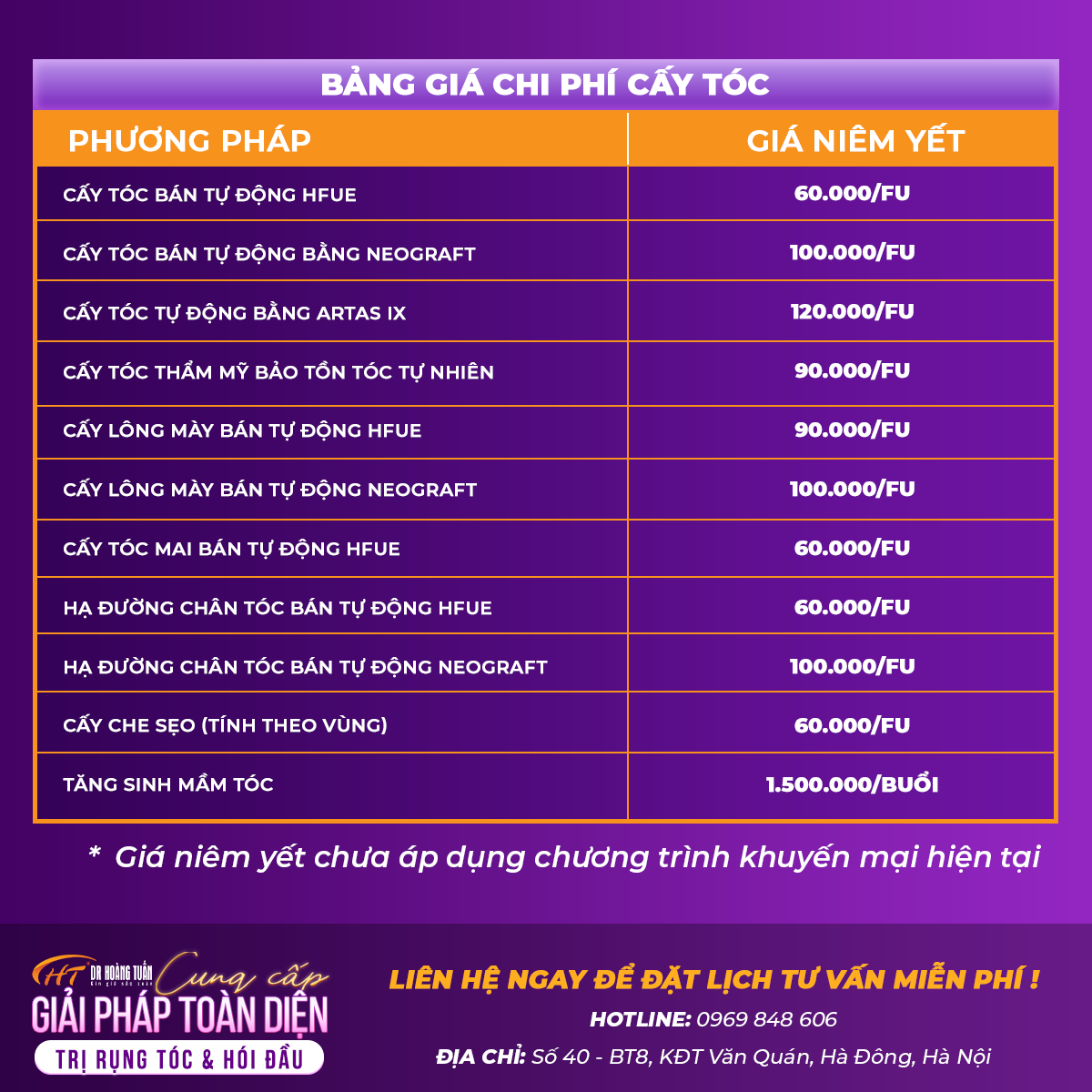 chi ph&iacute; cấy t&oacute;c