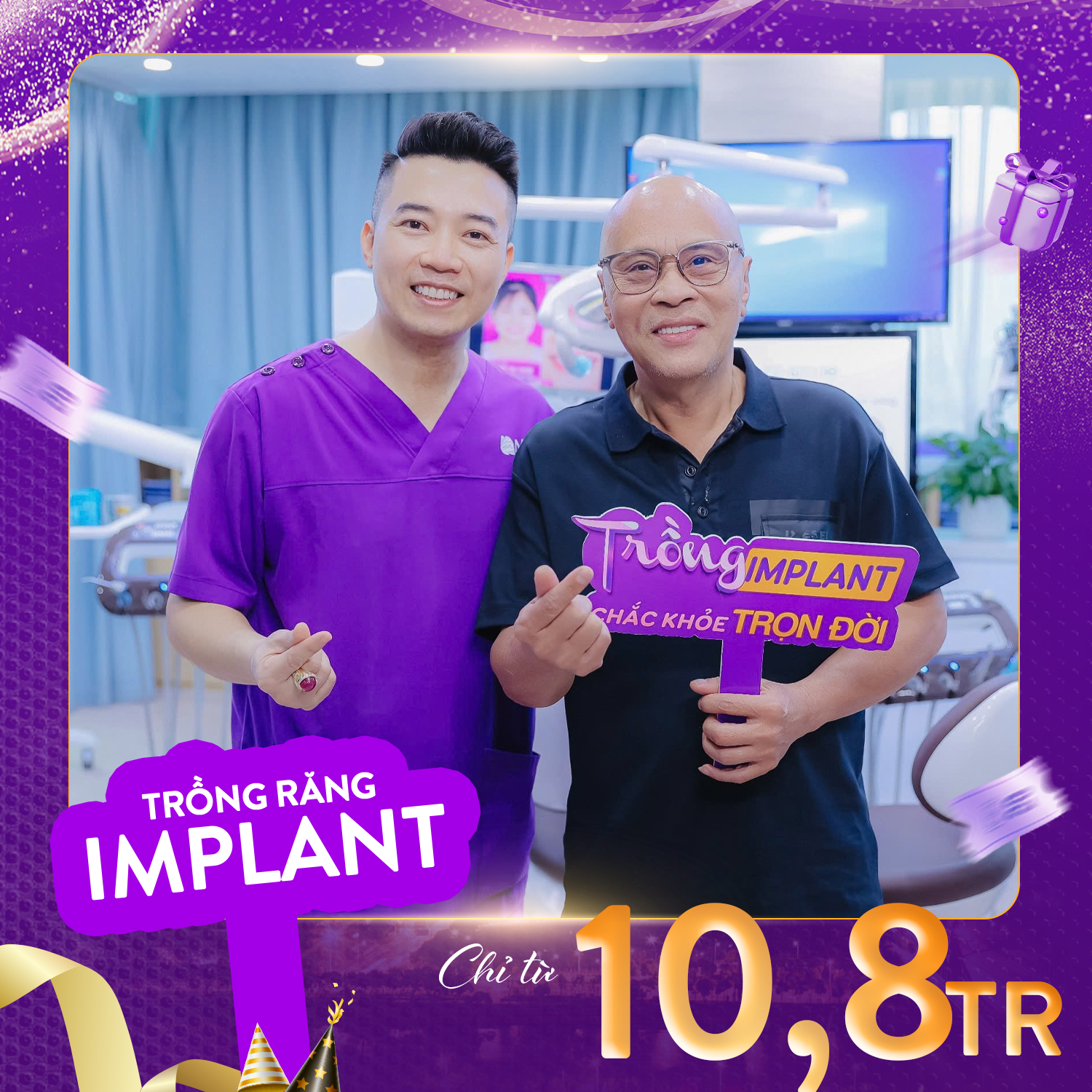 Sinh nhật Ph&ograve;ng Kh&aacute;m Đa Khoa Ho&agrave;ng Tuấn H&agrave; Đ&ocirc;ng