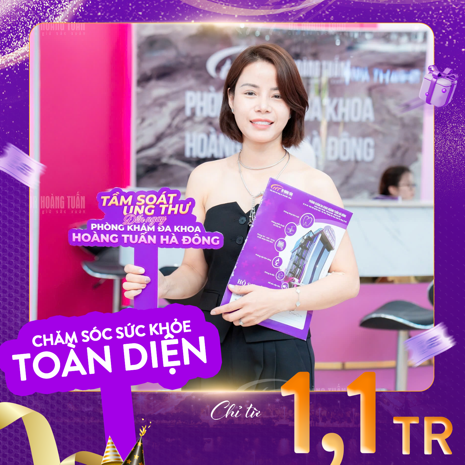 Sinh nhật Ph&ograve;ng Kh&aacute;m Đa Khoa Ho&agrave;ng Tuấn H&agrave; Đ&ocirc;ng