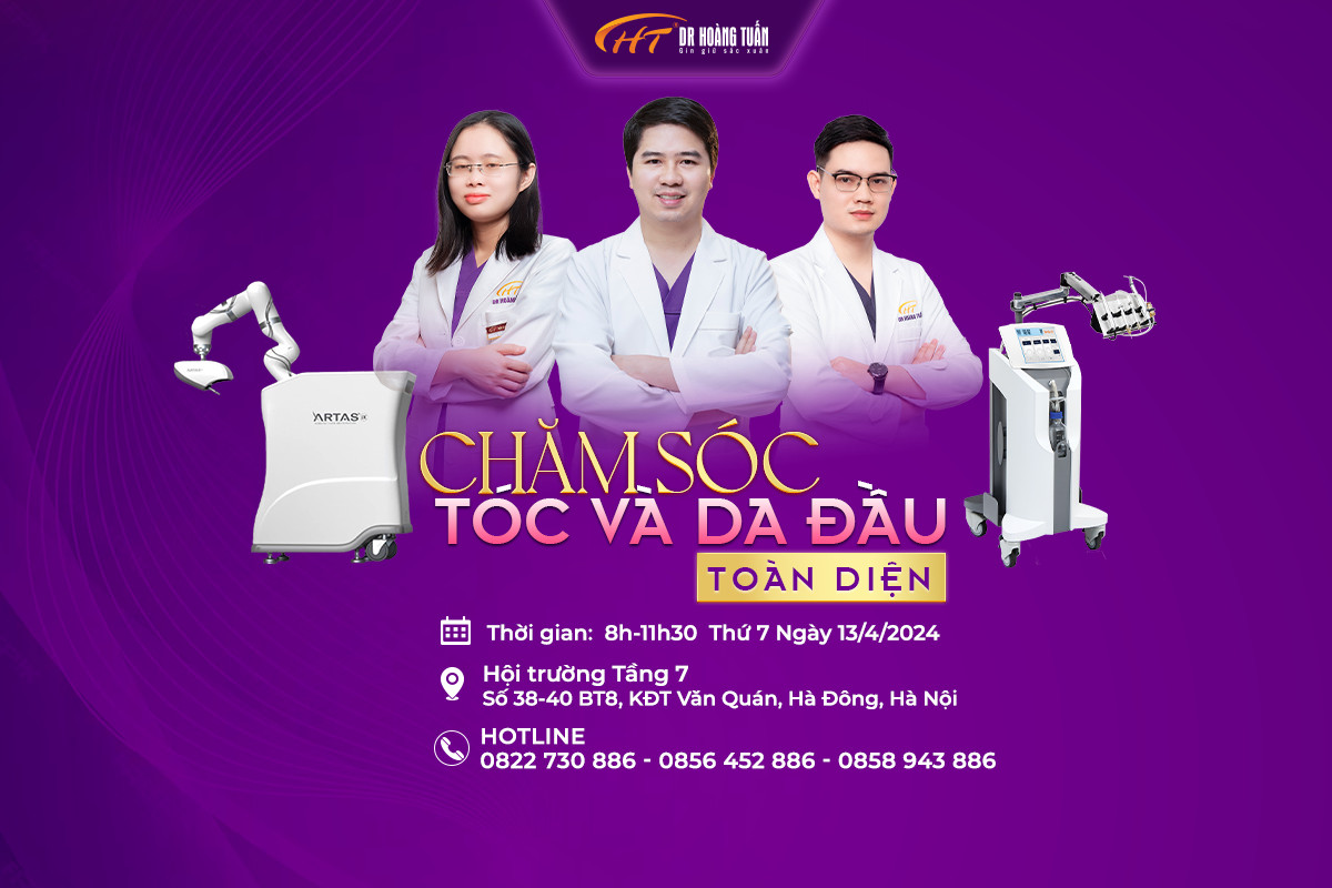 GIẢI PHÁP CHĂM SÓC TÓC VÀ DA ĐẦU TOÀN DIỆN CHO PHỤ NỮ CÙNG DR HOÀNG TUẤN